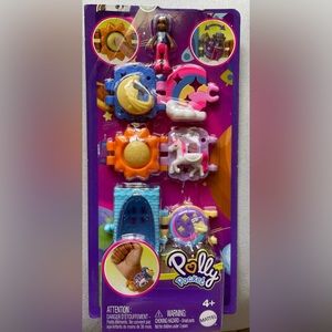 Polly Pocket Bracelet Treasures Unicorn NEW SEALED Sun Moon Doll
